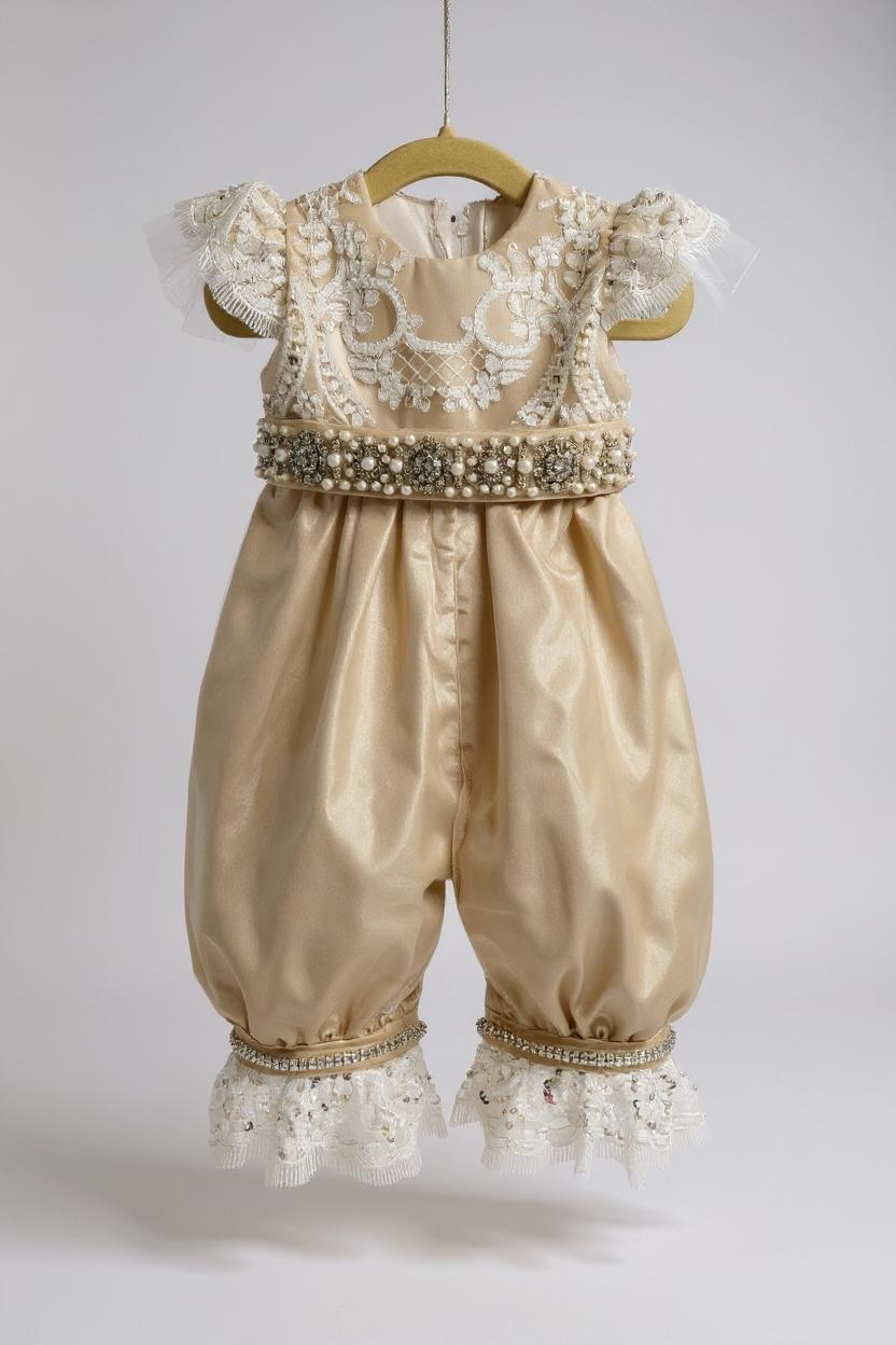 Alexandra Champagne Sparkle Gown